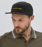 Black & Gold Five Panel Cap