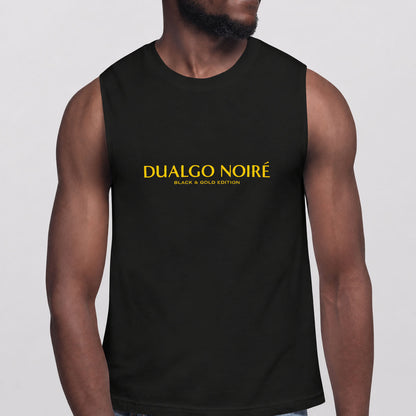 Black & Gold Muscle Shirt