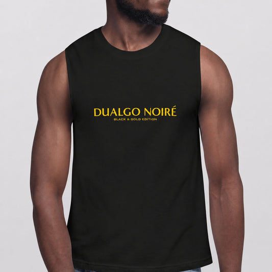 Black & Gold Muscle Shirt